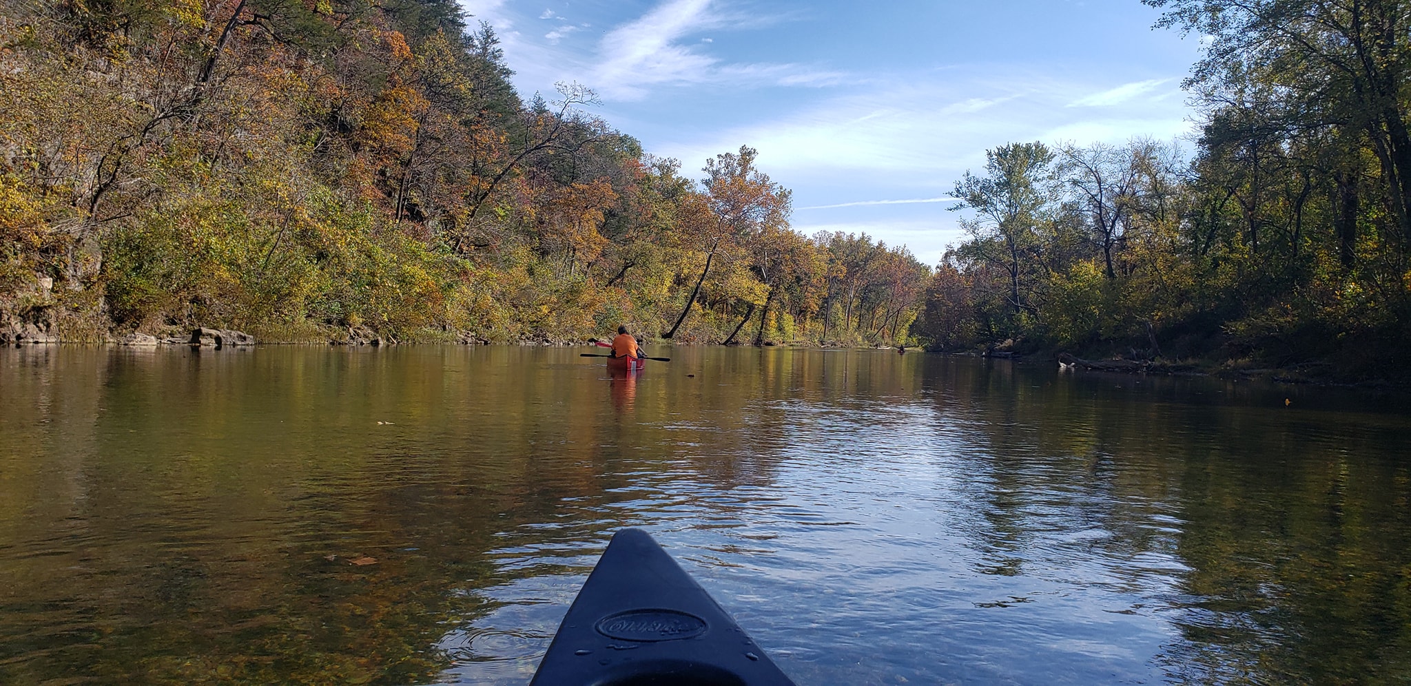 Canoeing the Current River in Eminence, Missouri