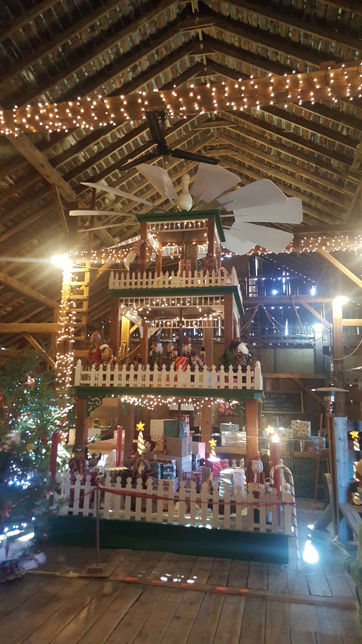 Christmas Candle Pyramid in the Amana Colonies