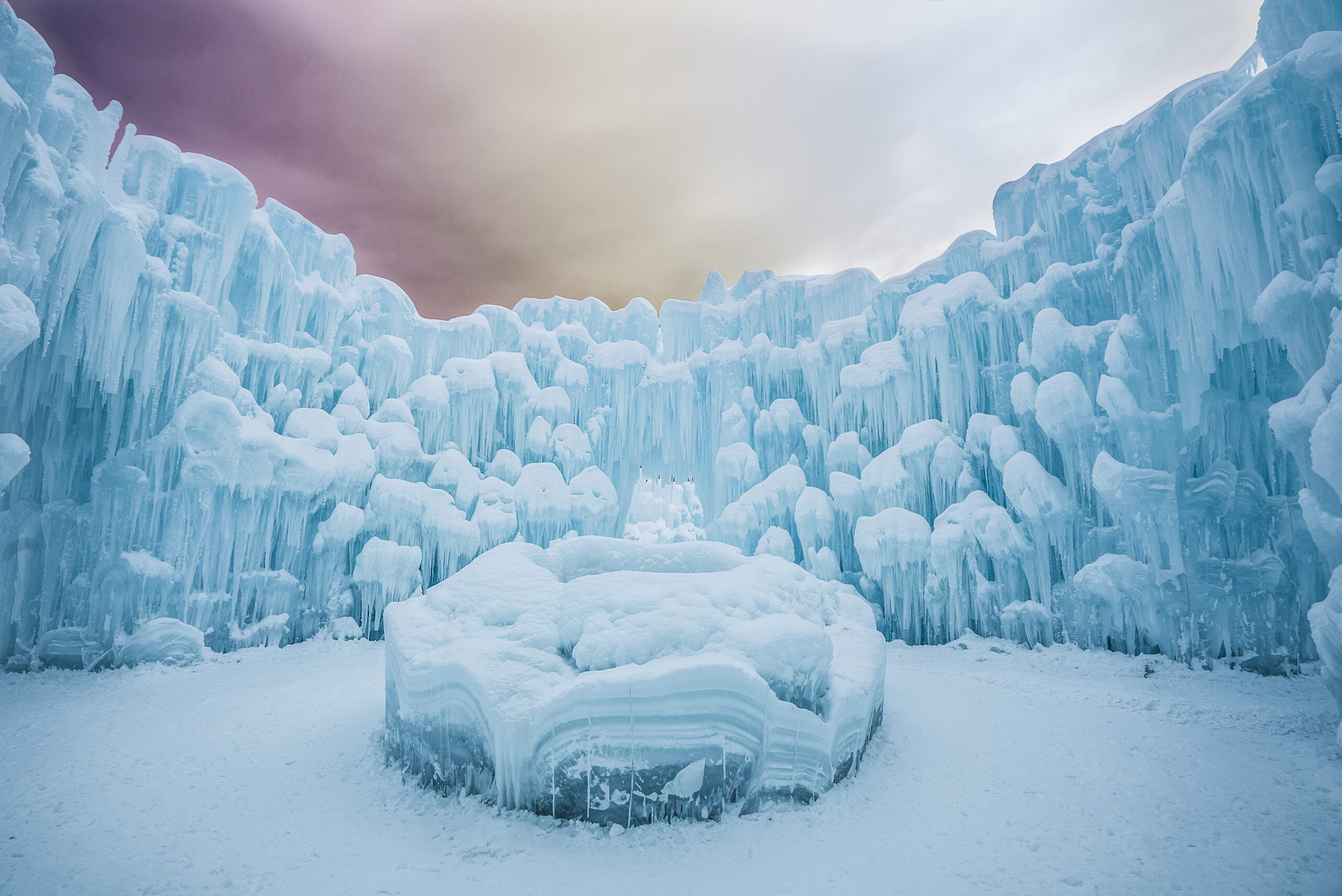 Ice Castles in Minnesota