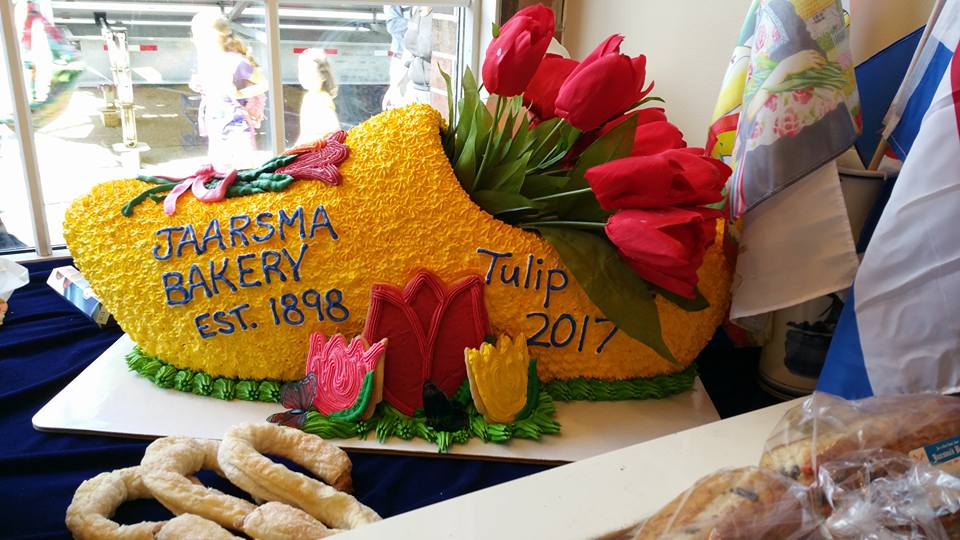 Jaarsma Bakery's Tulip Time Display in Pella, Iowa
