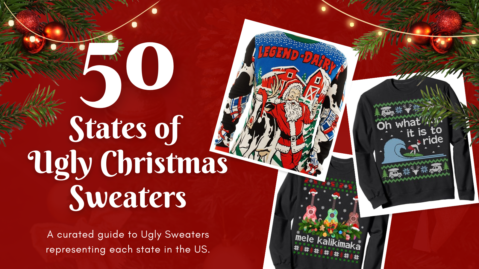 50 States of Ugly Sweaters