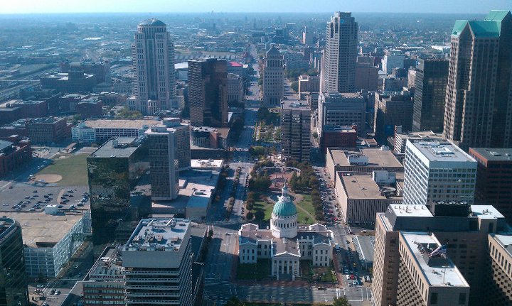 Top of the Gateway Arch