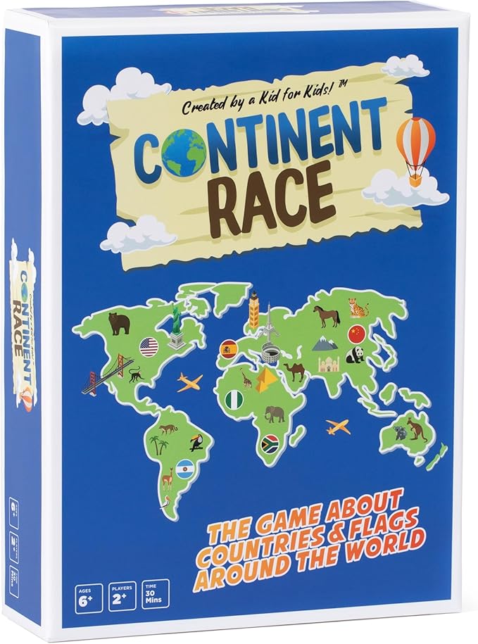 Continent Race Family Game