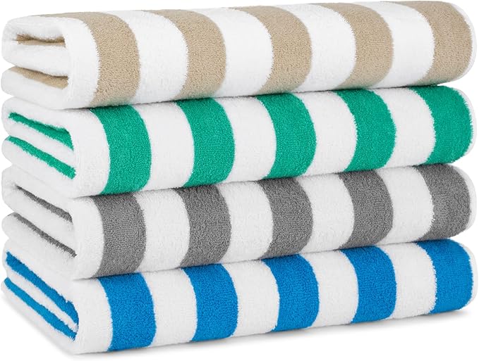 Arkwright California Cabana Stripe Beach Towel