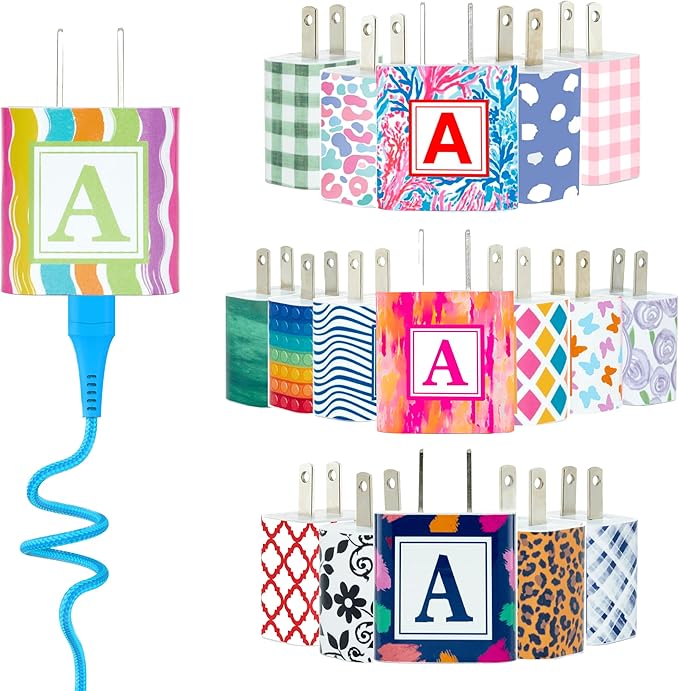Monogrammed Phone Charger