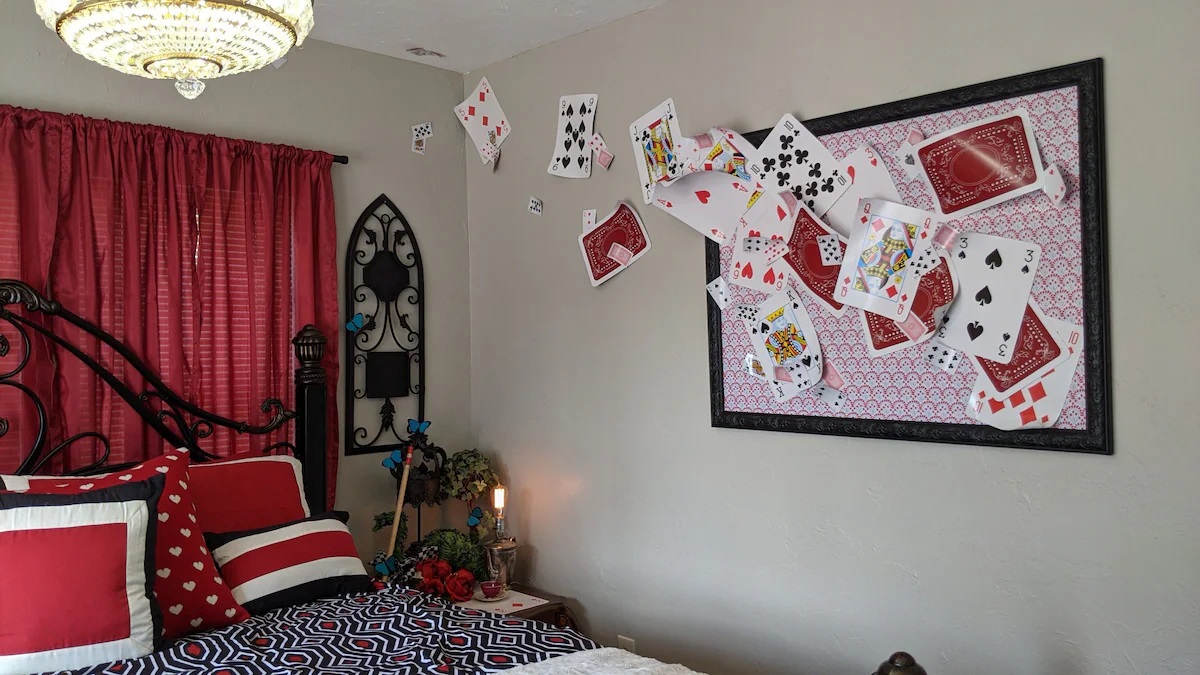 Alice in Wonderland Themed Vacation Rental in Oklahoma City