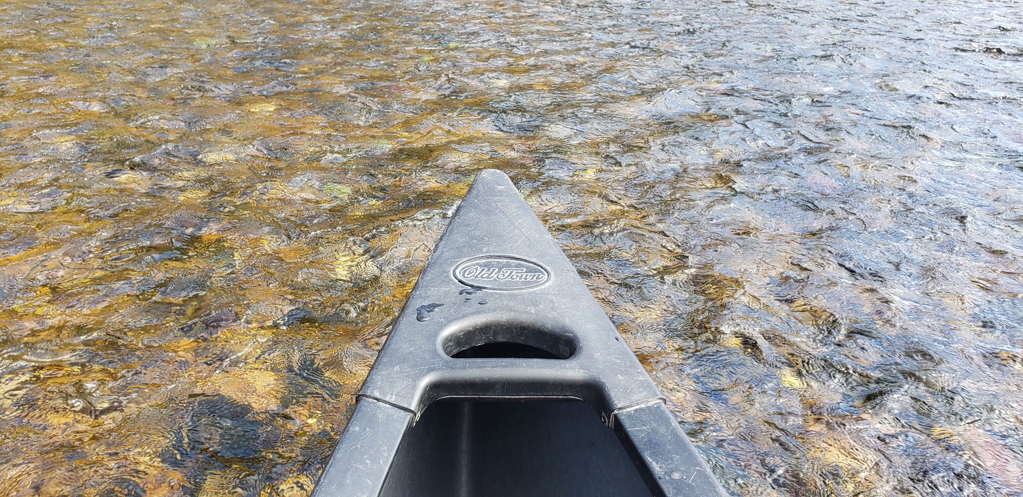 The clear Current River water