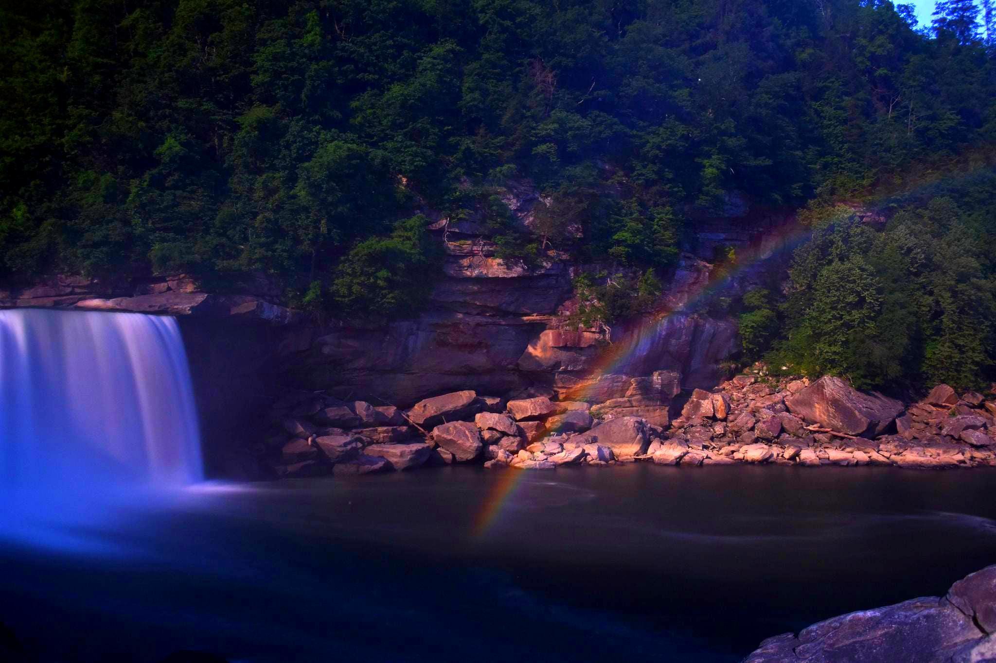 Moonbow at Cumberland Falls State Park, KY
